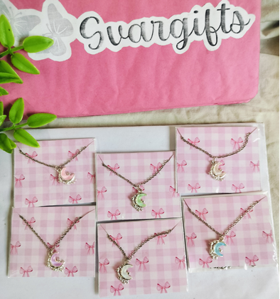 Luna Charm Crescent Necklace Luna Charm Crescent Necklace