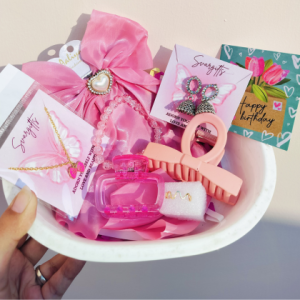 Pretty Pink Birthday Gift Hamper for Her by Svargifts