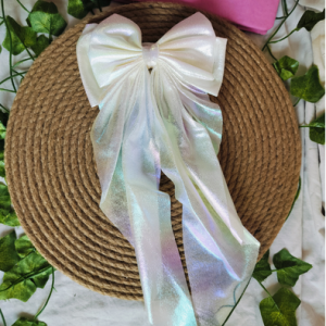 Luxury Satin Hair Bow Set of 5 by Svargifts