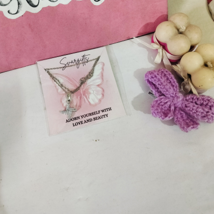 Silver Cross Pendant Necklace Gift Set by Svargifts Silver Cross Pendant Necklace Gift Set by Svargifts