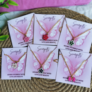 Blossom Charm Necklace Collection