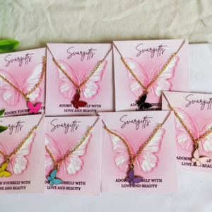 Enchanted Butterfly Necklace Collection