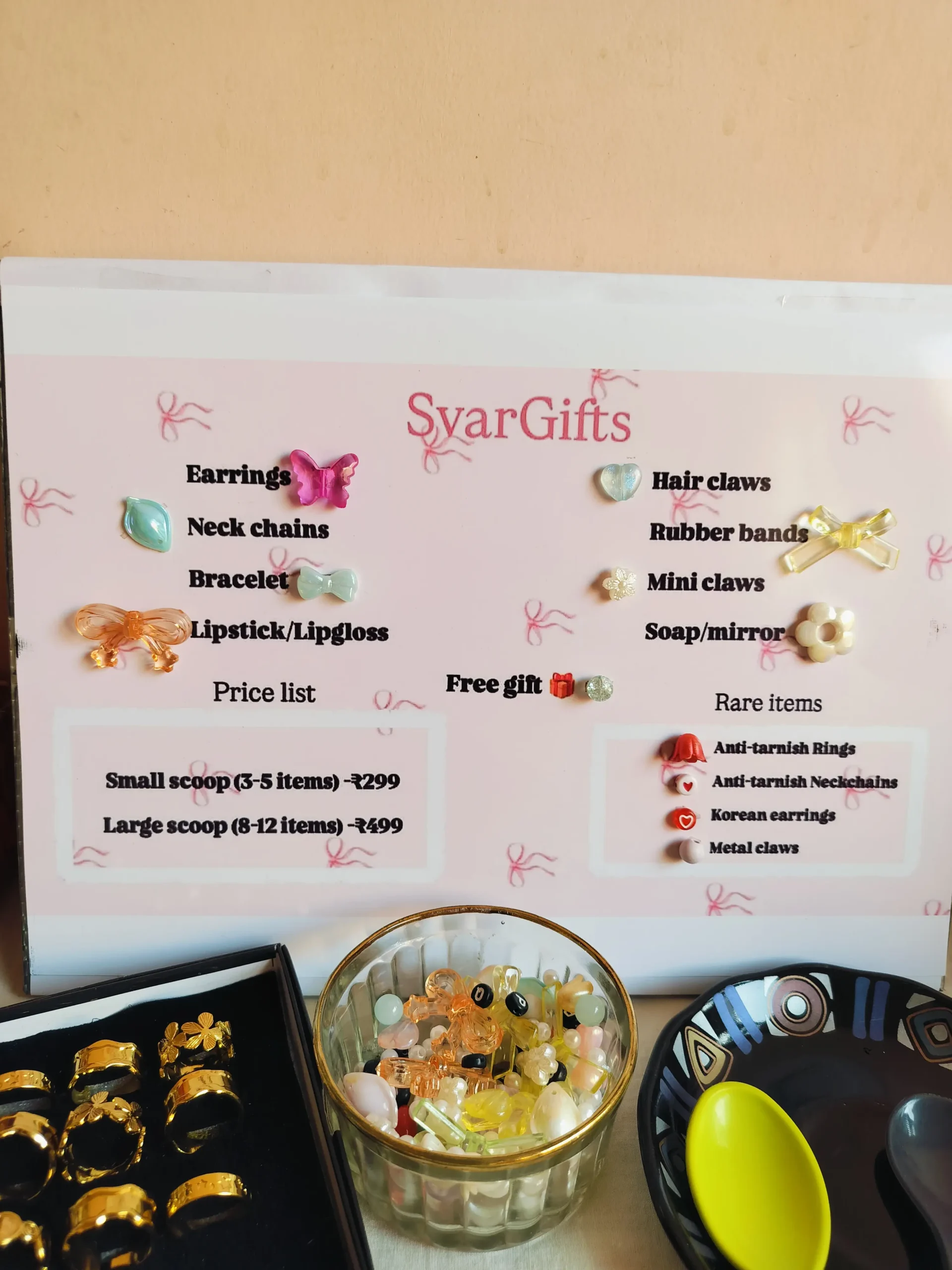 Small scoop 🎀 (3-5 items)
